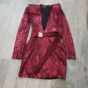 Zhivago Quattro Sequin Mini Dress
